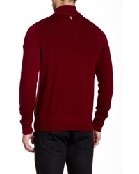 Tailorbyrd Cornell Quarter Zip Wool Sweater