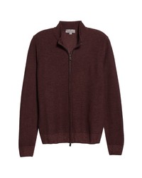 Canali Full Zip Wool Jacket