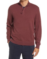 Theory Hilles Quarter Zip Cashmere Sweater In Andorra At Nordstrom