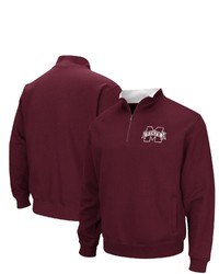 Colosseum Maroon Mississippi State Bulldogs Tortugas Logo Quarter Zip Jacket At Nordstrom