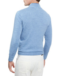Peter Millar Merino Wool Quarter Zip Sweater