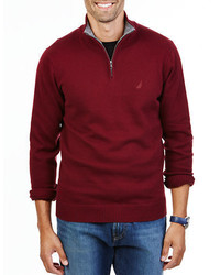 Nautica Quarter Zip Pullover Sweater