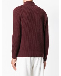 Closed Ribbed Long Sleeve Sweater