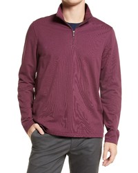Nordstrom Twill Texture Pullover In Purple Barrel At