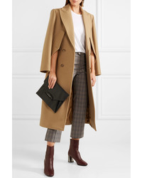 Michael Kors Michl Kors Collection Double Breasted Wool Coat Camel