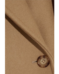 Michael Kors Michl Kors Collection Double Breasted Wool Coat Camel
