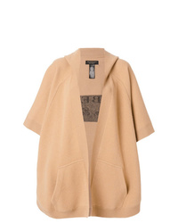 Burberry Wool Cashmere Blend Hooded Poncho