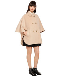 RED Valentino Wool Mohair Cloth Cape Coat