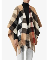 Burberry Check Wool Cashmere Cape