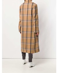 Stella McCartney Check Double Breasted Coat