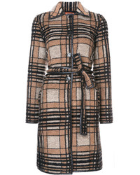 Missoni Checked Belted Coat