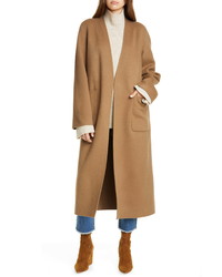 Frame Bell Double Face Wool Cashmere Wrap Coat