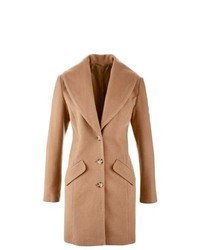 bpc selection Wool Blend Coat In Camel Size 12