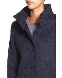 DKNY Brushed Stand Collar Coat
