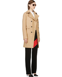 Givenchy Camel Felted Wool Coat
