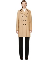 Givenchy Camel Felted Wool Coat
