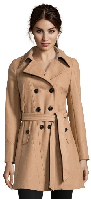 donna karan camel coat