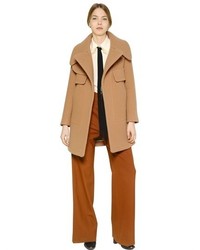 Chloé Wool Coat With Oversized Collar