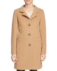 Cinzia Rocca Icons Three Button Front Wool Blend Coat
