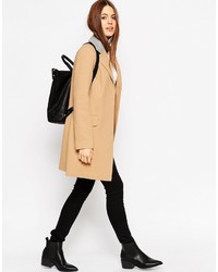 Asos Collection Coat With Contrast Collar