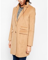Asos Collection Coat With Seam Detail