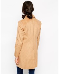 Asos Collection Coat With Seam Detail