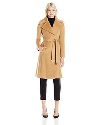 Diane von Furstenberg Belted Wool Blend Coat