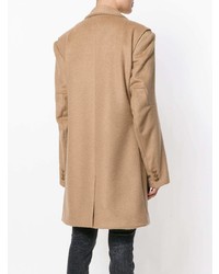 R13 Double Breasted Wide Lapel Coat