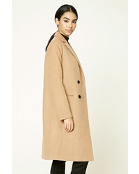 Forever 21 Double Breasted Wool Blend Coat