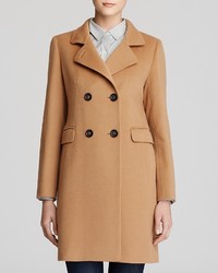 Cinzia Rocca Double Breasted Wool Cashmere Coat