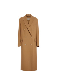 Burberry Double Breasted Wool Tailored Coat