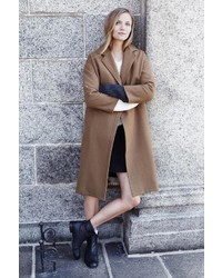 Emerson Fry Drop Shoulder Coat Camel