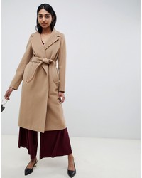 Emme Fatuo Longline Camel Coat With