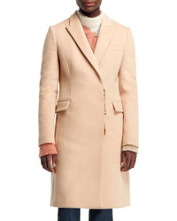 Stella McCartney Florence Fitted Asymmetric Coat Camel