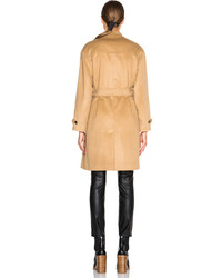 Burberry London Heronsby Oversized Wrap Coat With Patch Pocket