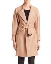 Burberry London Heronsby Woolcashmere Wrap Coat