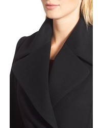 Kristen Blake Long Wool Blend Wrap Coat