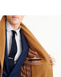J.Crew Ludlow Peak Lapel Topcoat In Wool Cashmere With Thinsulate