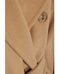 Max Mara Madame 101801 Wool And Cashmere Blend Coat Camel