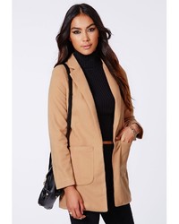 Missguided Vanessa Camel Tailored Coat