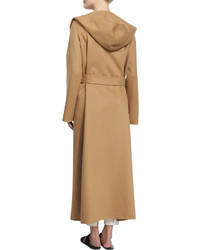 The Row Muna Belted Long Robe Coat Camel
