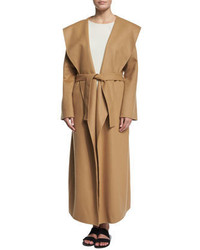 The Row Muna Belted Long Robe Coat Camel