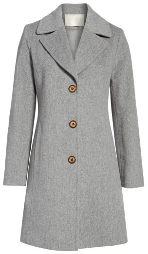 Fleurette Notch Collar Wool Walking Coat, $1,049, Nordstrom