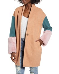 BLANKNYC Out Of Office Faux Coat