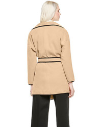 Vince Camuto Oversized Collar Belted Coat