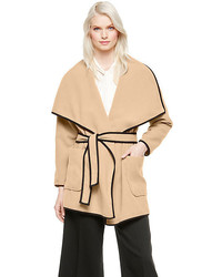 Vince Camuto Oversized Collar Belted Coat