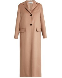 Valentino Pano Single Breasted Wool And Cashmere Blend Coat