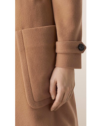 Burberry Relaxed Fit Wool Cashmere Coat