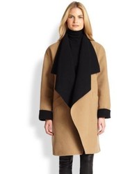 Ralph Lauren Black Label Reversible Wool Angora Mallory Coat