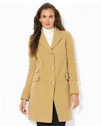 Lauren Ralph Lauren Single Breasted Wool Blend Walker Coat